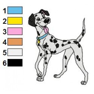 Dalmations Embroidery Design 1